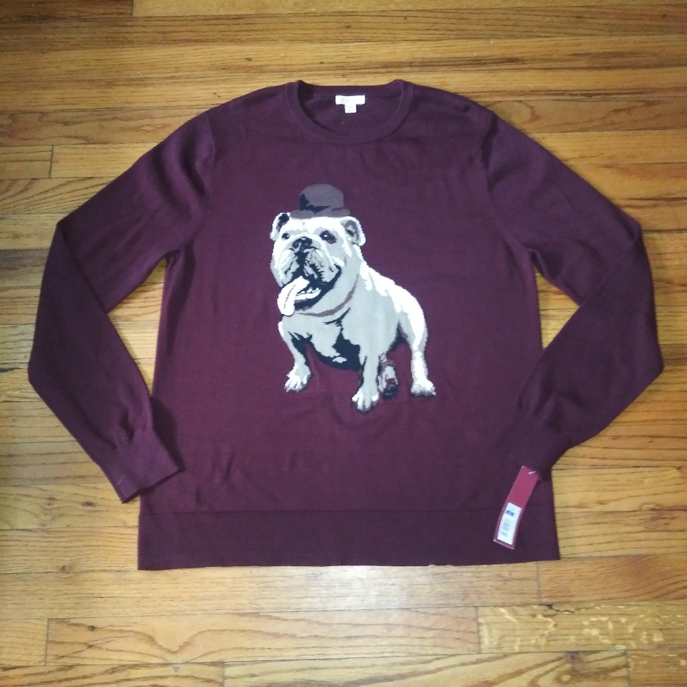 Merona English pit bull  sweatshirt